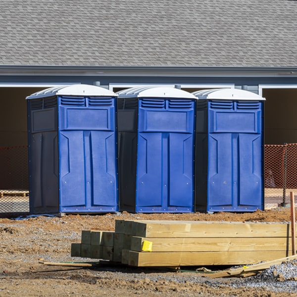 how do you dispose of waste after the porta potties have been emptied in West Reading